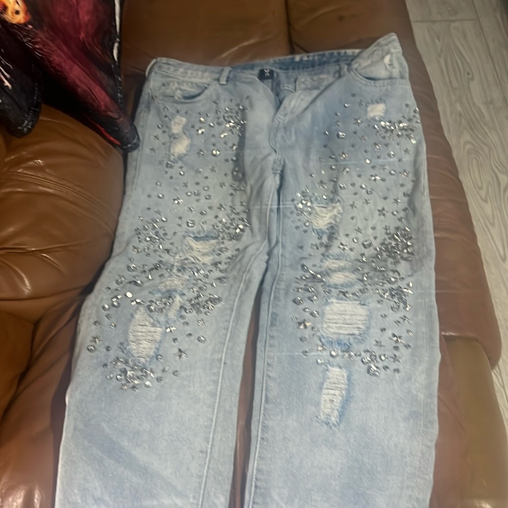 True religion men/woman jeans LiL Peep wore. See pictures